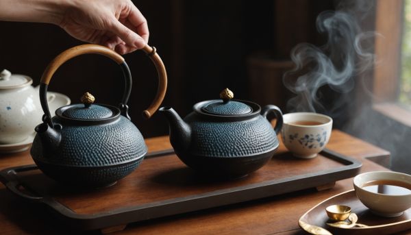 Sublimer le service du thé avec de la fonte